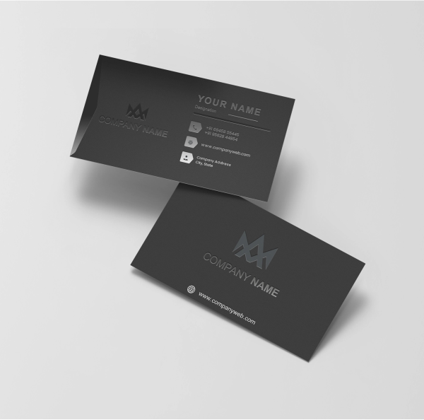 Raised UV Visiting Card