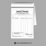 Single Color Bill Book - Invoice Book - Ads with Print