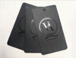Matte Laminated Tag with Spot UV