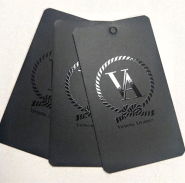 Matte Laminated Tag with Spot UV Matte Laminated Tag with Spot UV