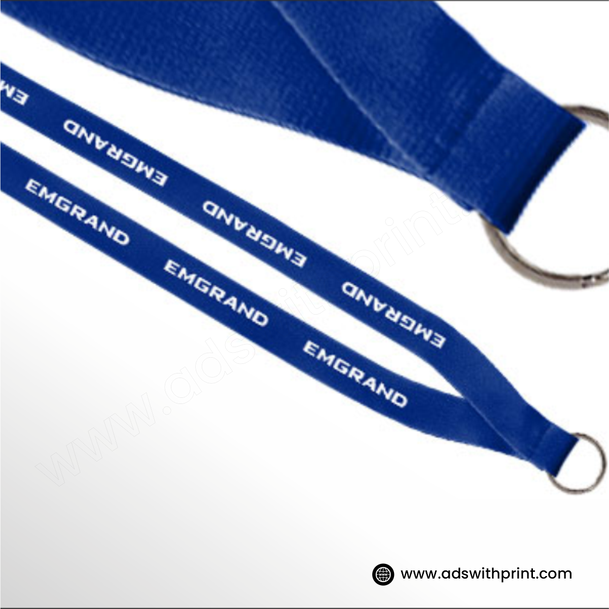 Single color Lanyard - Id Card Lanyard - Id card Doori - Ads with Print
