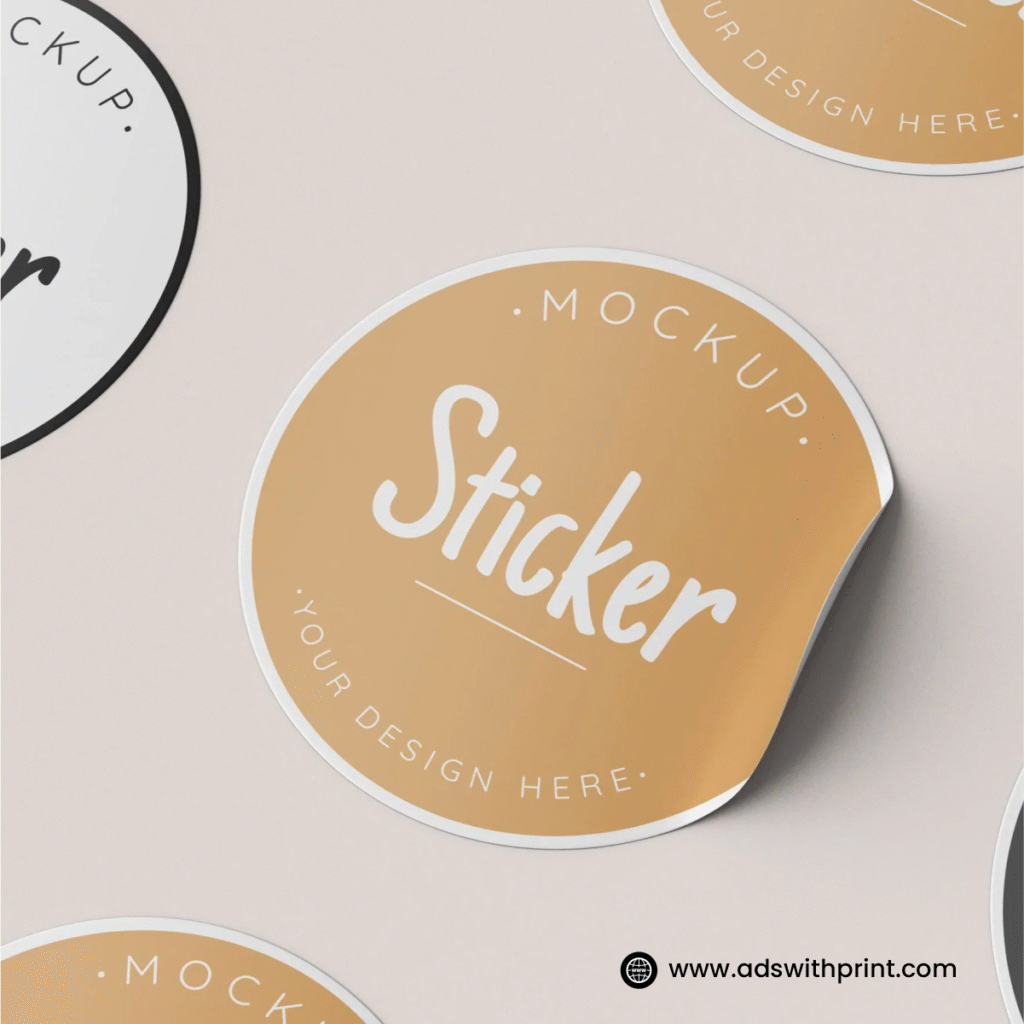 Bulk Gumming Sticker _ Offset Prinitng _ Ads with Print