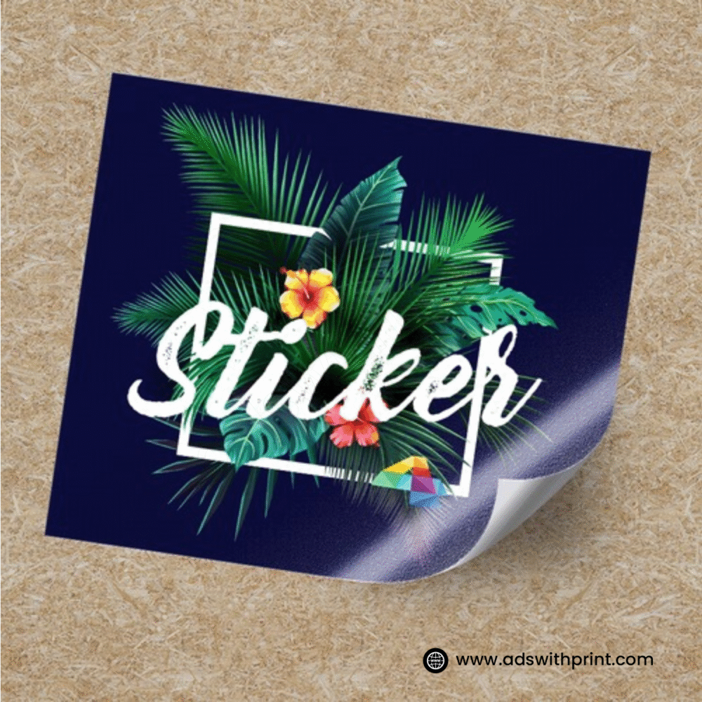 Offset Printing Gumming Sticker (Without Half Cut) _ Ads with Print