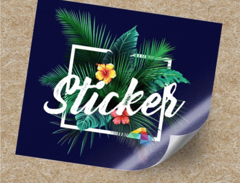 Offset Printing Gumming Sticker (Without Half Cut) _ Ads with Print