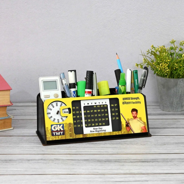 Customize Desk Organizer With Lifetime Calendar